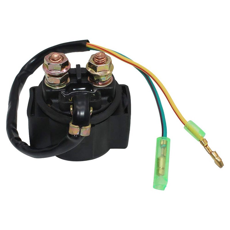 Yerbay Starter Solenoid Relay For Honda Trx250 Fourtrax Recon 250 1997-2001/Trx350 Fourtrax 350 1986 1987/Trx400Ex Fourtrax 400 1999-2001/Trx200 Fourtrax 200Sx 1986-1988/Trx300 Fourtrax Recon 300 2002-2004 - Image 1